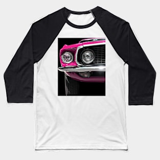 Classic Car Mustang Baseball T-Shirt